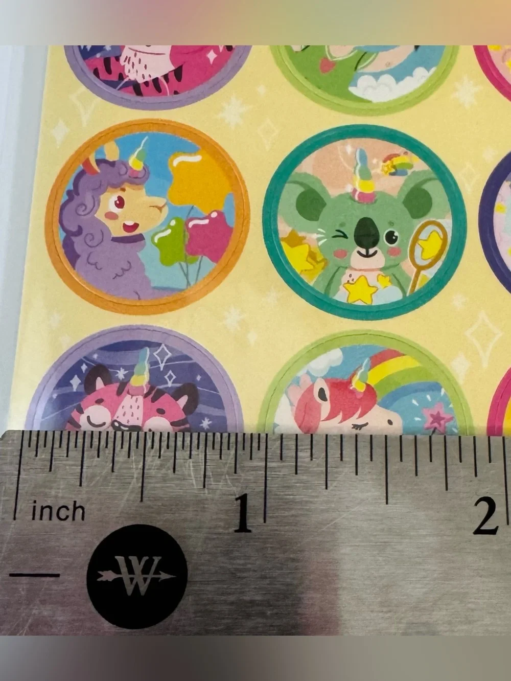 Jot Unicorn Animal Stickers 768 Count Colorful Rainbow NWT